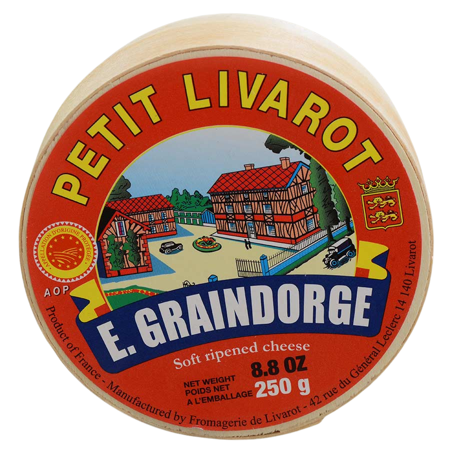 E. Graindorge Petit Livarot Soft Cow's Milk Cheese 250g 6ct
