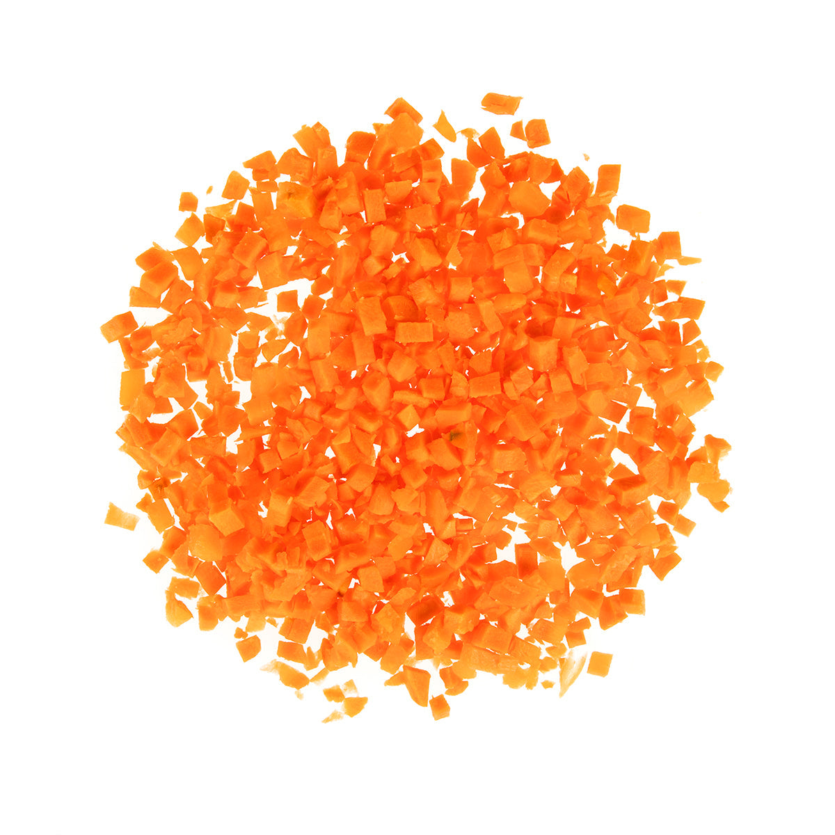 Wholesale BoxNCase 1/4 Diced Carrots 5 LB- Bulk