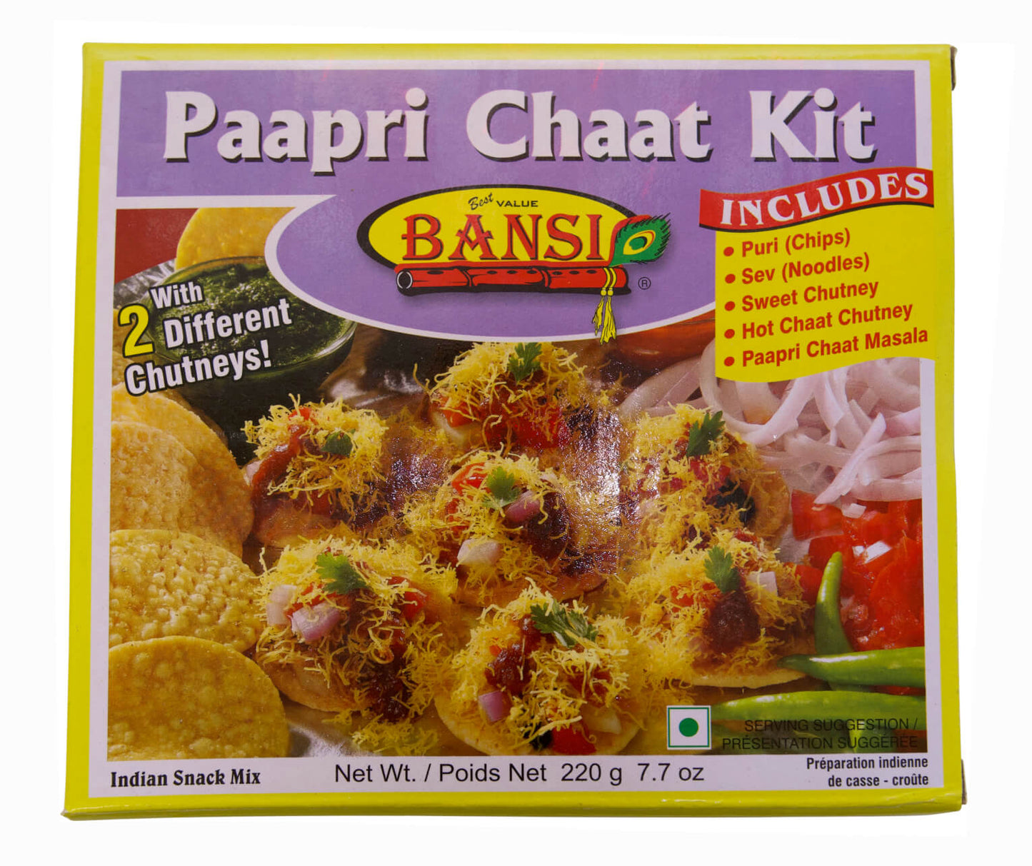 Wholesale Bansi Papri Chat Kit 7.7 oz- Bulk