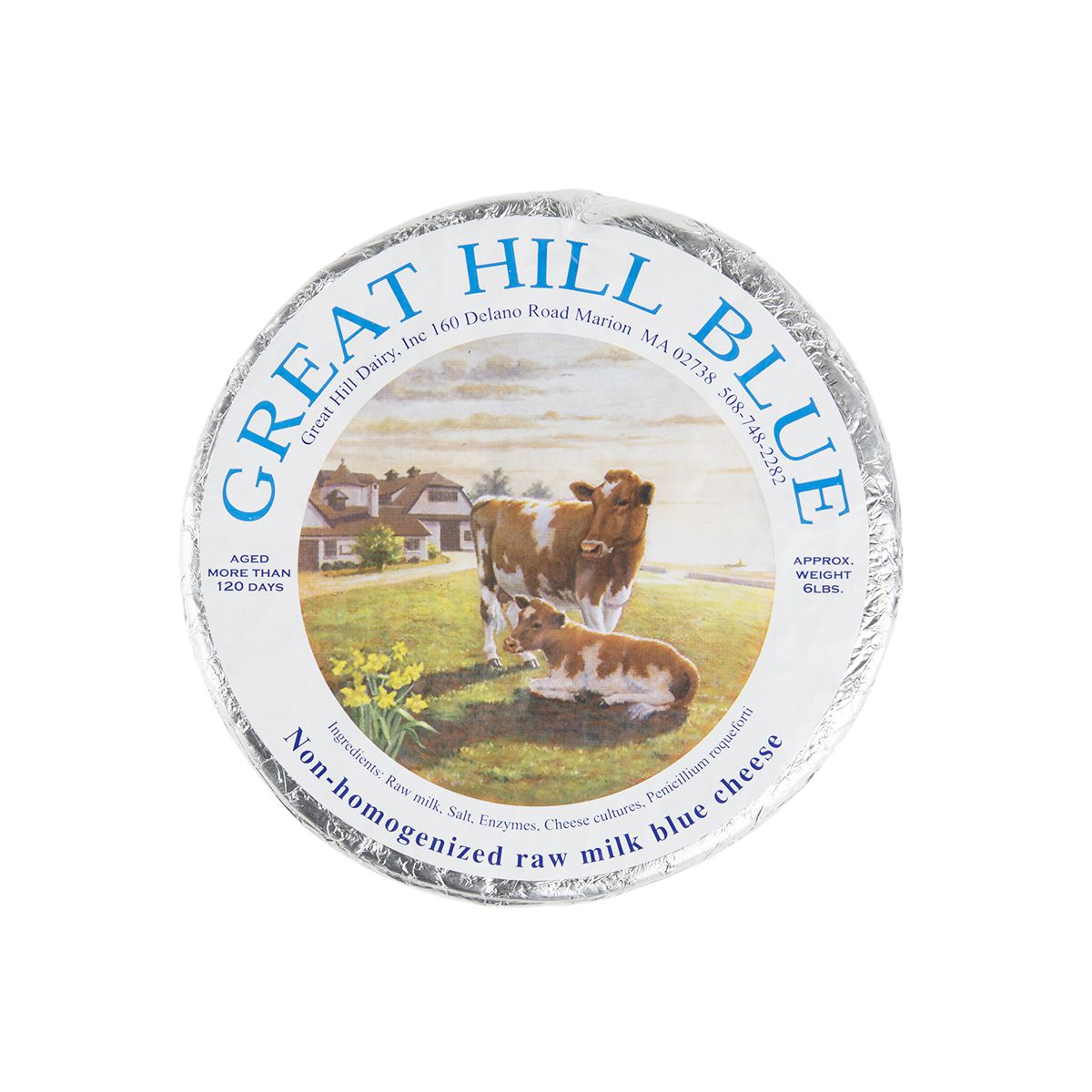 Wholesale Great Hill Blue Blue Cheese Wheel- Bulk