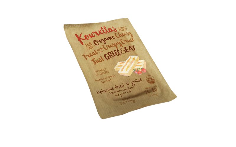 Wholesale Kourellas Organic Grill & Eat Halloumi Cheese 5.3 Oz Bulk