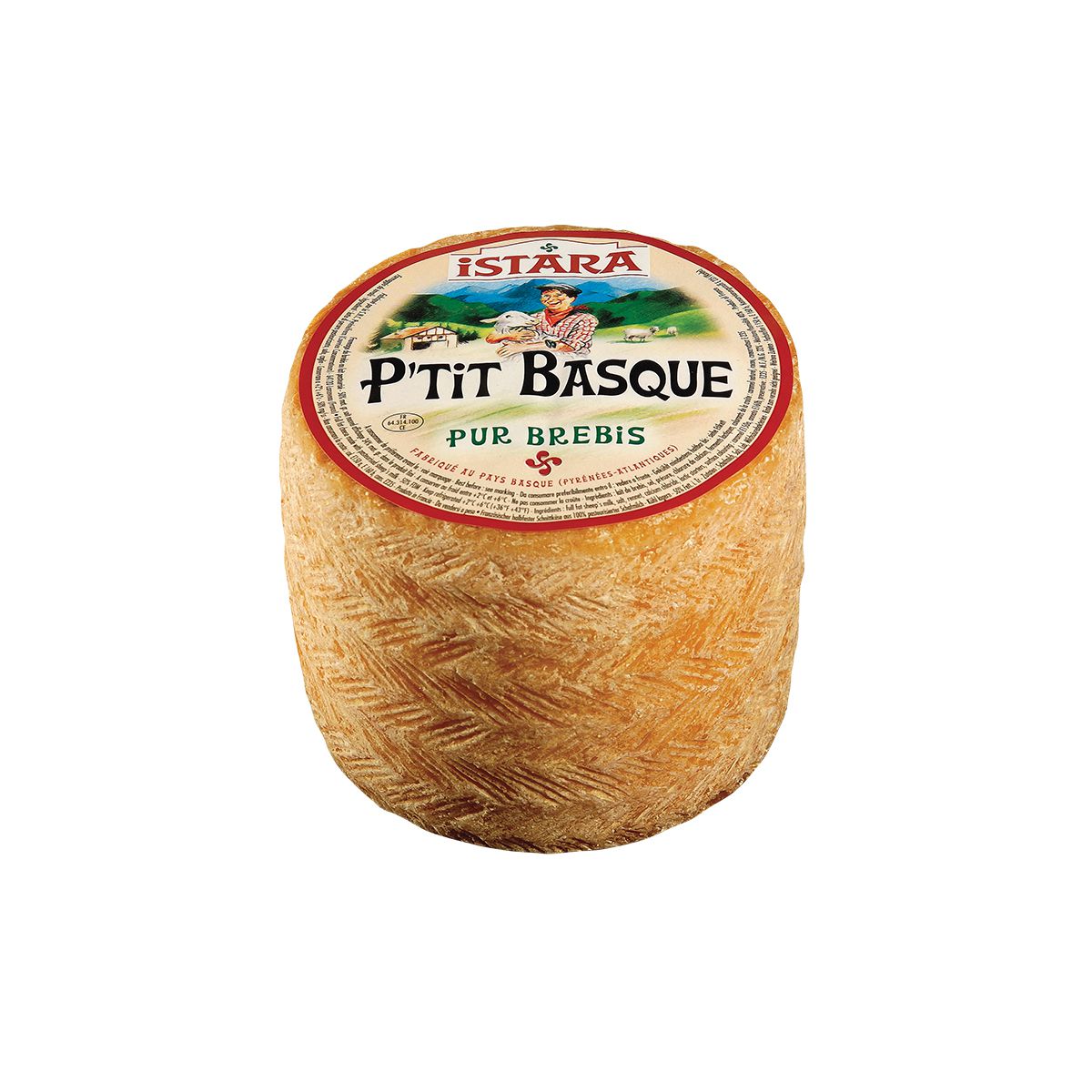 Wholesale Istara Petit Basque Sheeps Cheese Wheel- Bulk