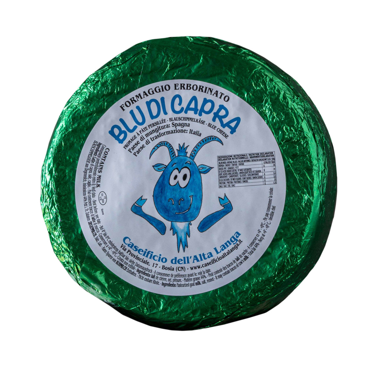 Wholesale Caseificio Dell'Alta Langa Blu Di Capra Cheese- Bulk