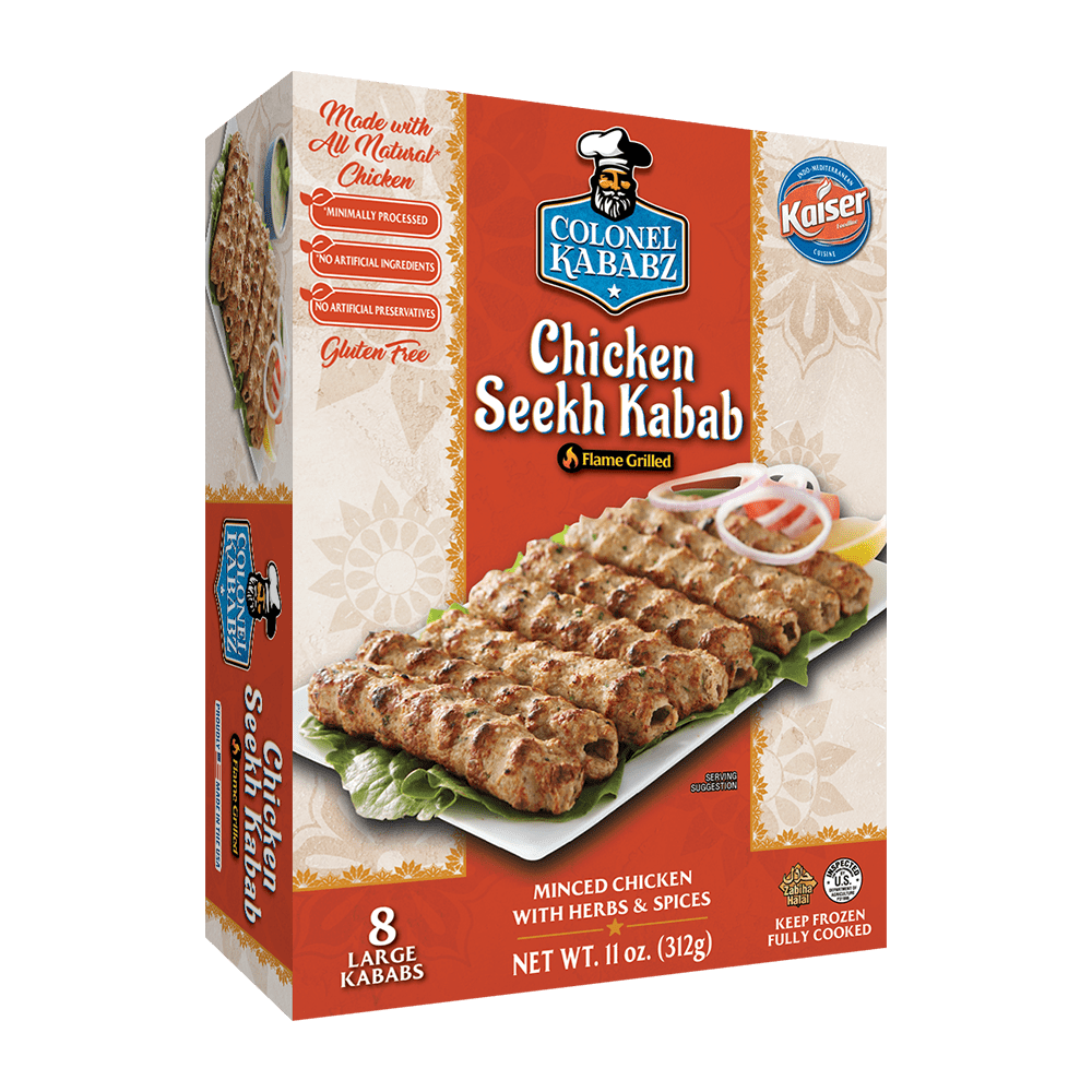 Colonel Kababz Chicken Seekh Kabab 312g