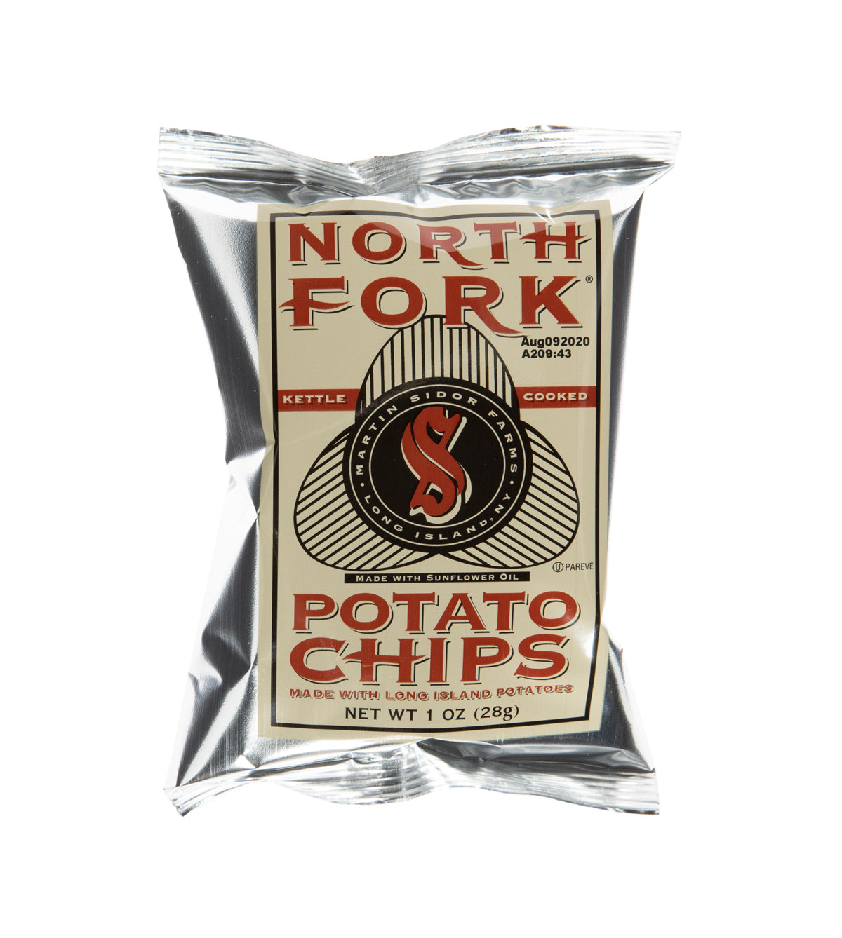 North Fork Potato Chips Salted Potato Chips 1 OZ