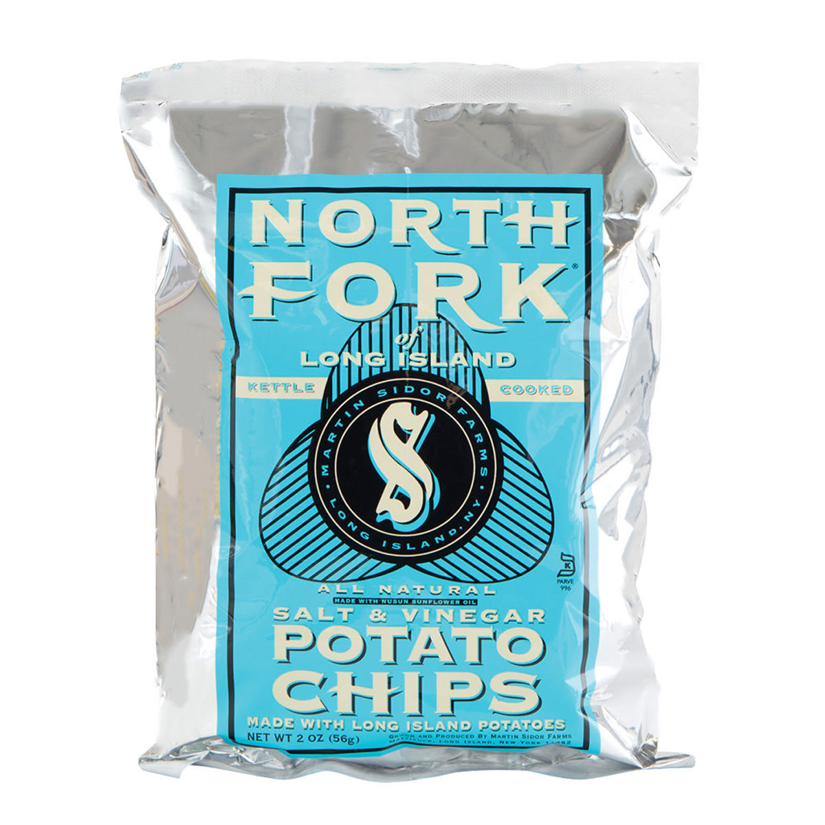 North Fork Potato Chips Salt & Vinegar Potato Chips 2 OZ