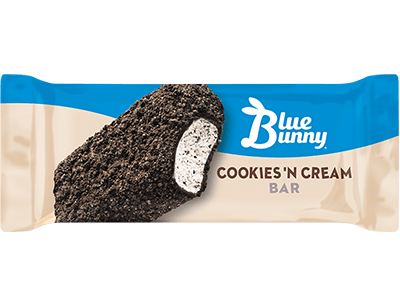 Blue Bunny Cookies' N Cream Bar King Size 4 Oz