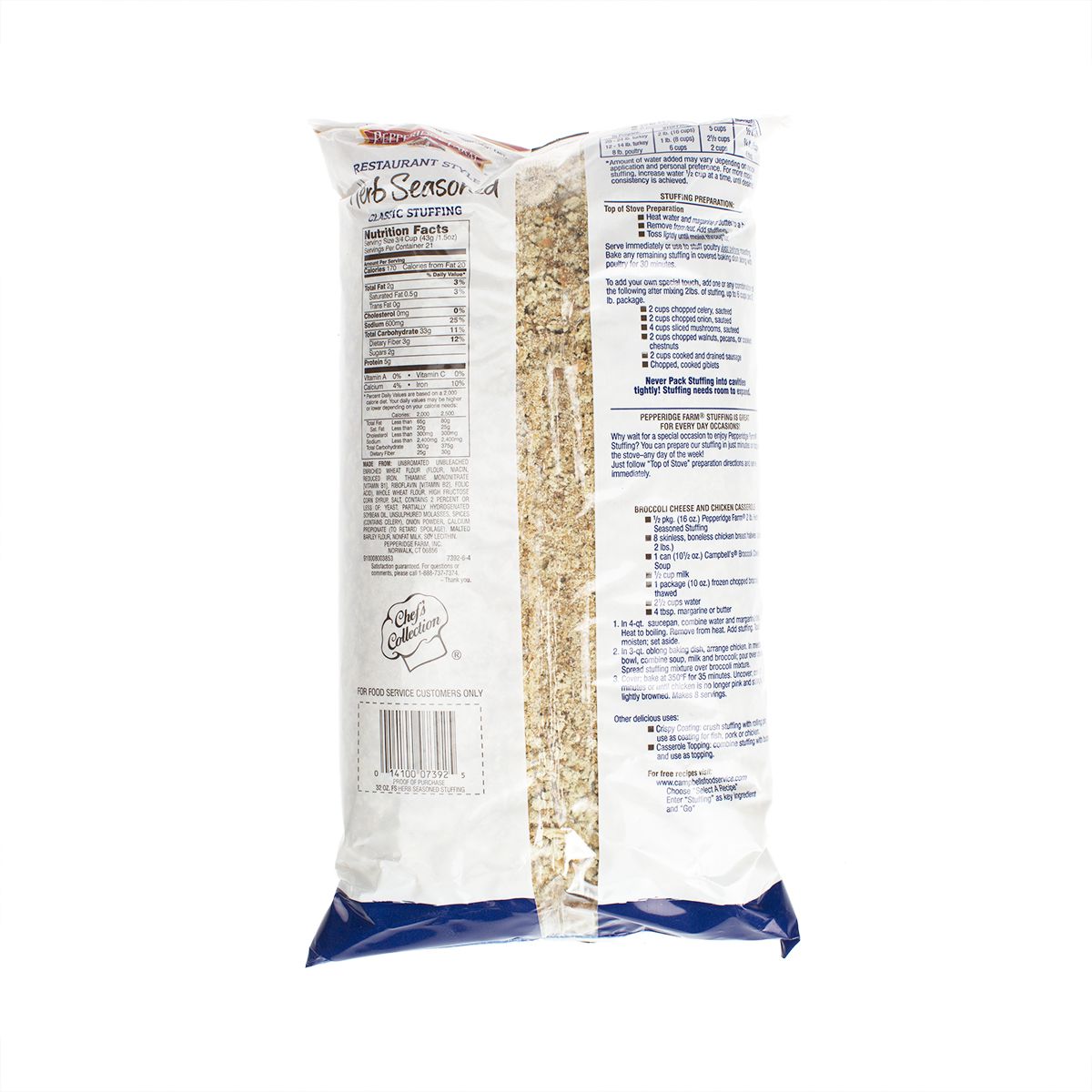 Wholesale Pepperidge Farm Plain Herb Stuffing 32 OZ- Bulk