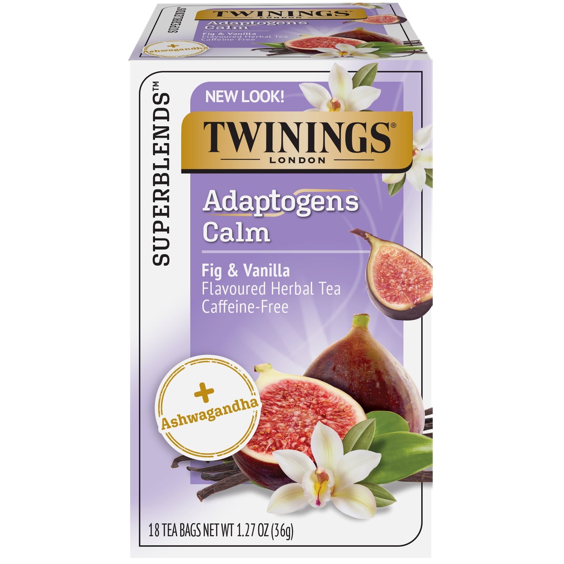 Twinings, Calm Fig & Vanilla Flavored Herbal Tea 1.27 oz