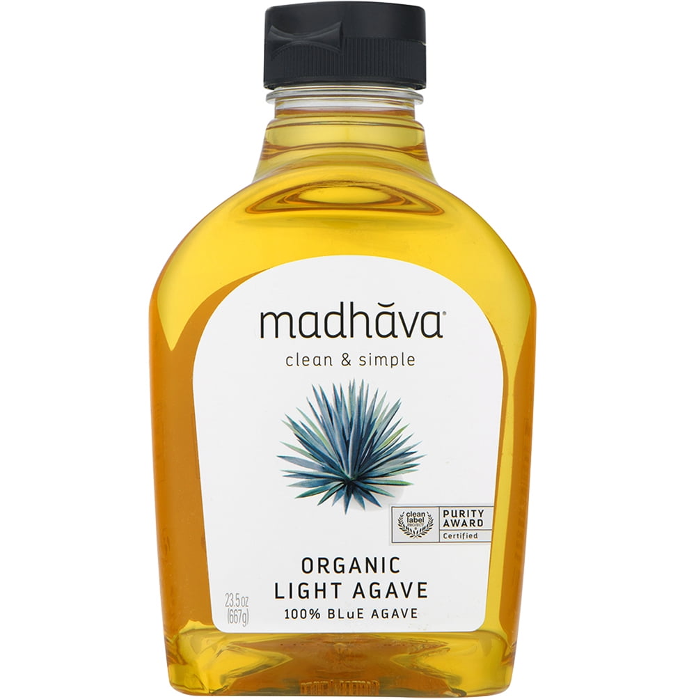 Madhava Organic Light Agave Nectar 23.5 Fl Oz Bottle