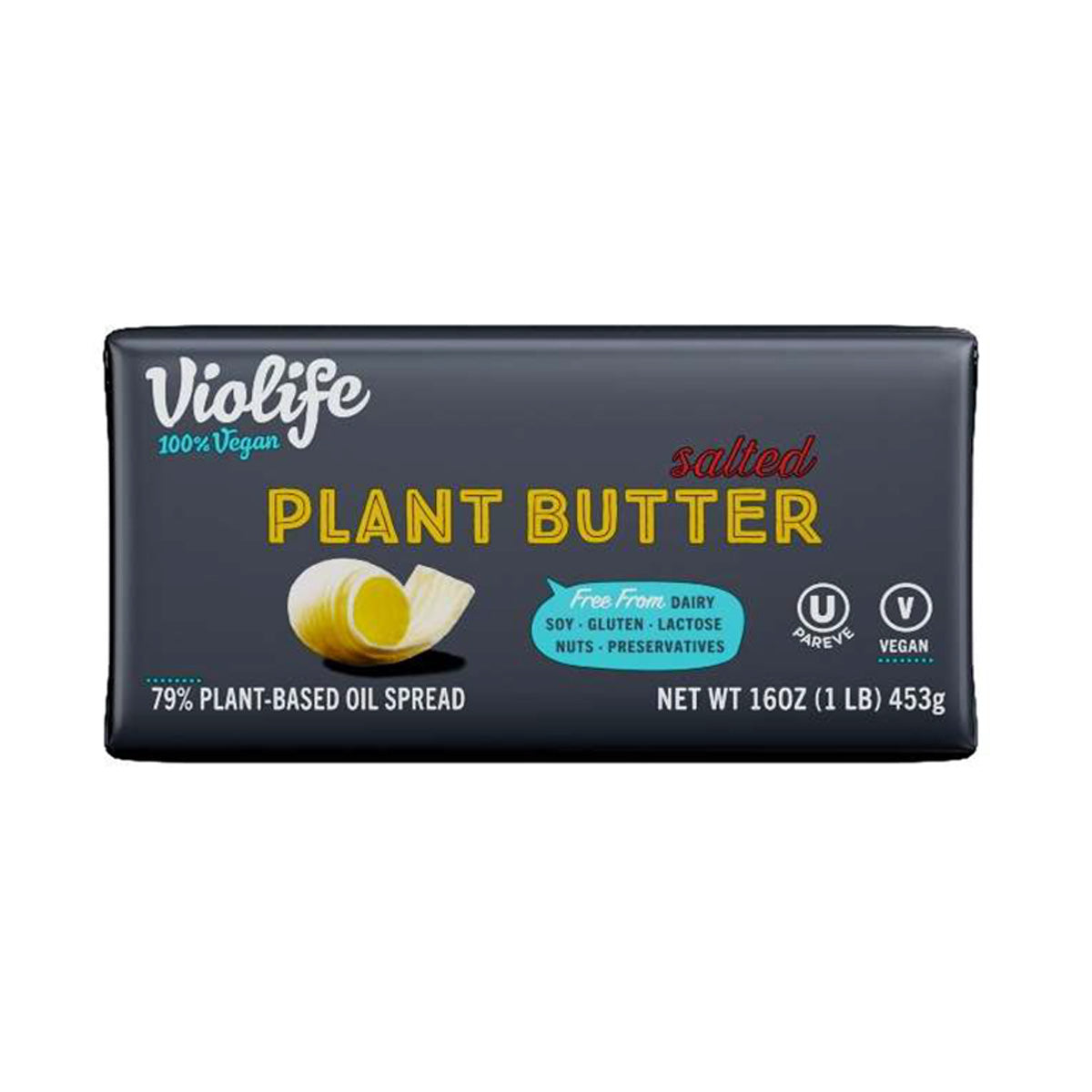 Wholesale Violife Vegan Salted Butter 1 lb Bar- Bulk