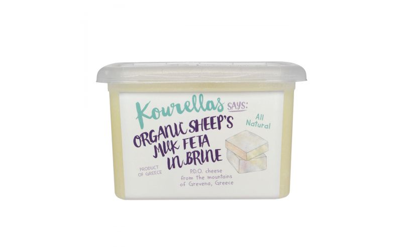 Wholesale Kourellas Organic Barrel Aged Feta Cheese Bulk