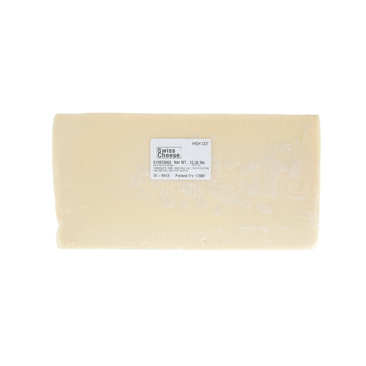Wholesale BoxNCase Swiss High Cuts Cheese- Bulk