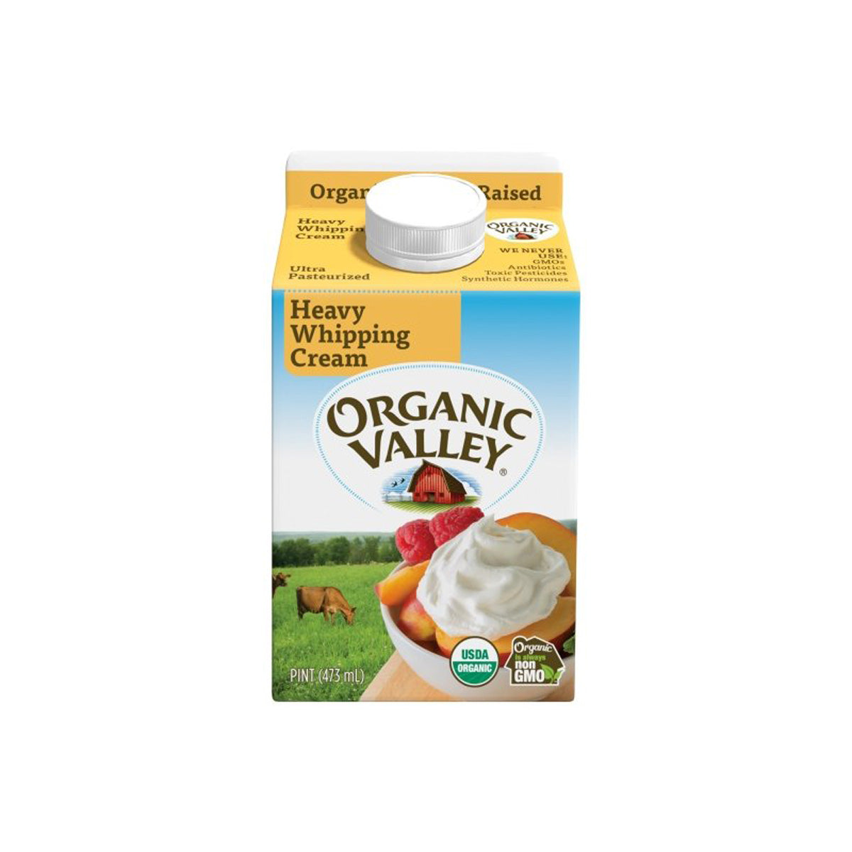 Organic Valley Organic Heavy Whipping Cream UHT 16 OZ