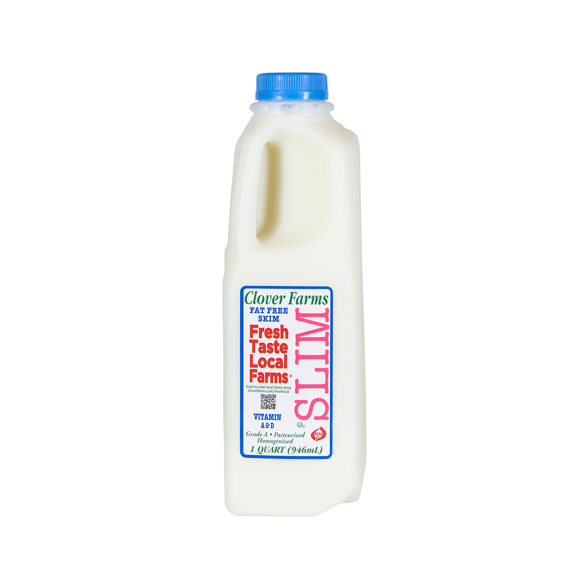 Clover Farms Dairy Skim Milk 1 QT