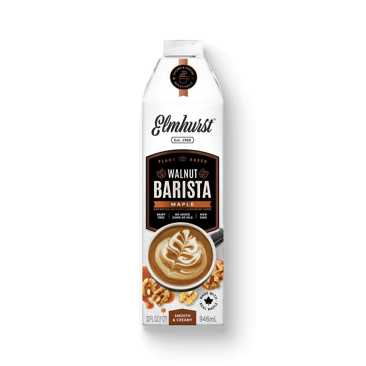 Wholesale Elmhurst Maple Walnut Barista Milk 32 OZ- Bulk