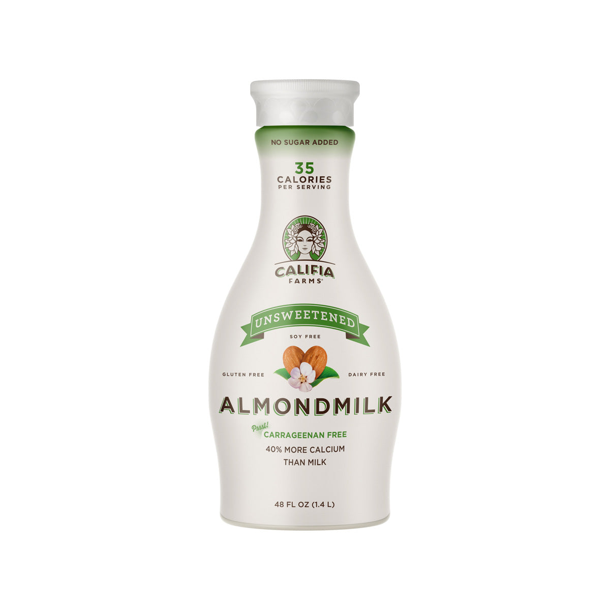 BoxNCase Unsweetened Almond Milk 48 Oz Bottle