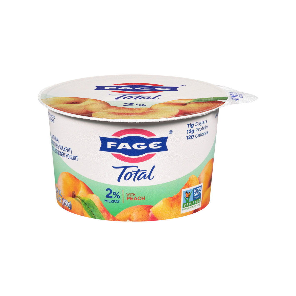 Wholesale Fage 2% Peach Greek Yogurt 5.3 OZ- Bulk