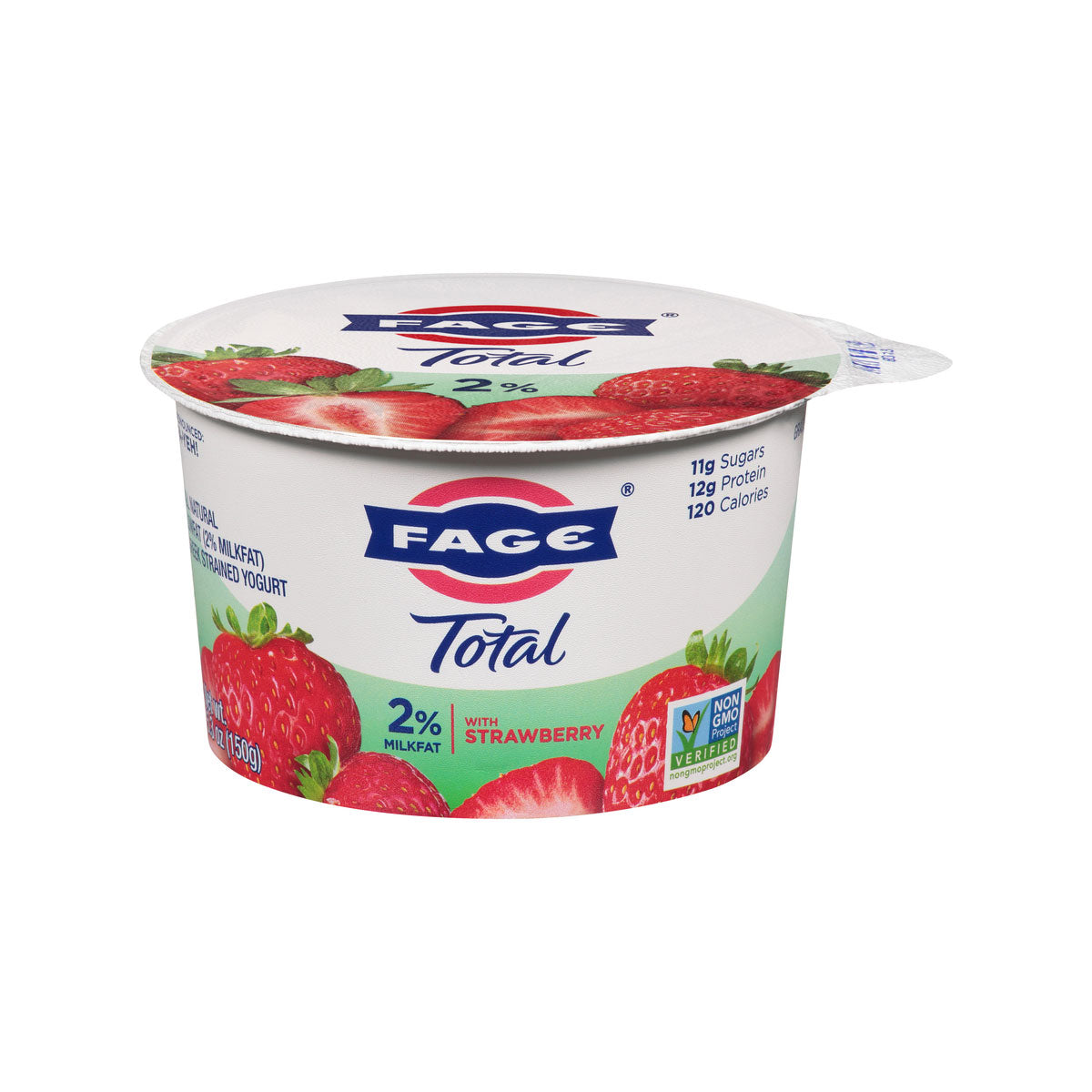 BoxNCase 2% Greek Yogurt with Strawberry 5.3 oz Jar
