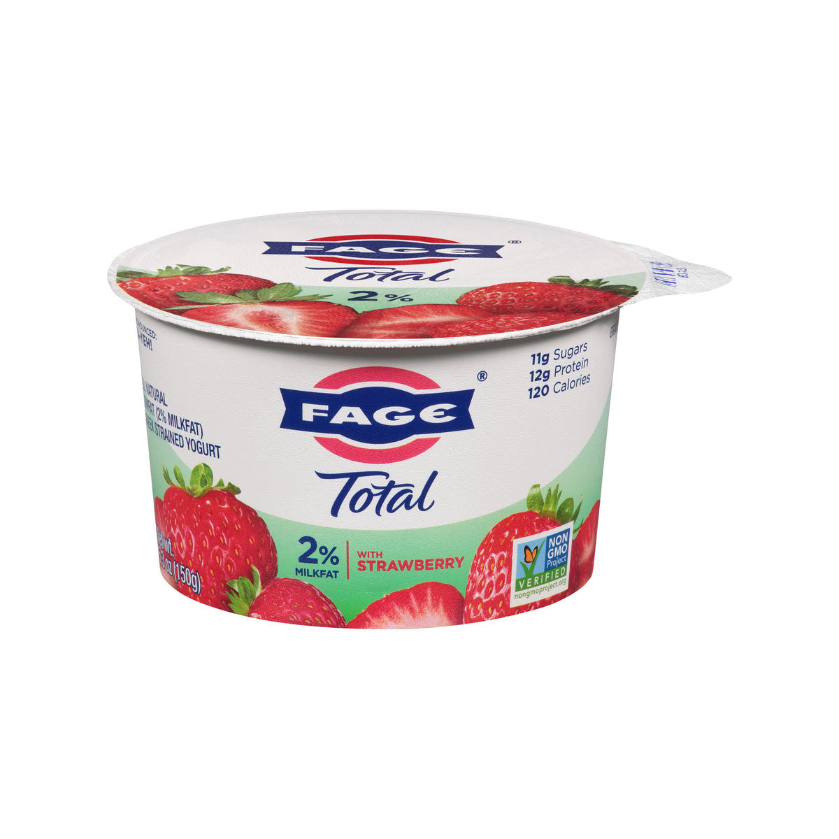 Wholesale BoxNCase 2% Greek Yogurt with Strawberry 5.3 oz Jar- Bulk