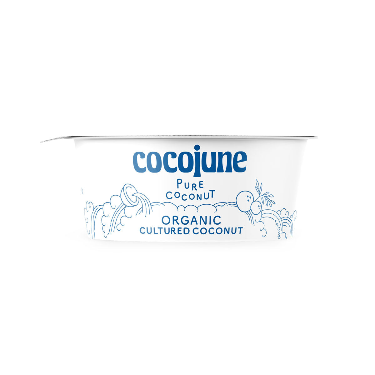 Wholesale Cocojune Organic Vegan Pure Coconut Yogurt 4 OZ- Bulk