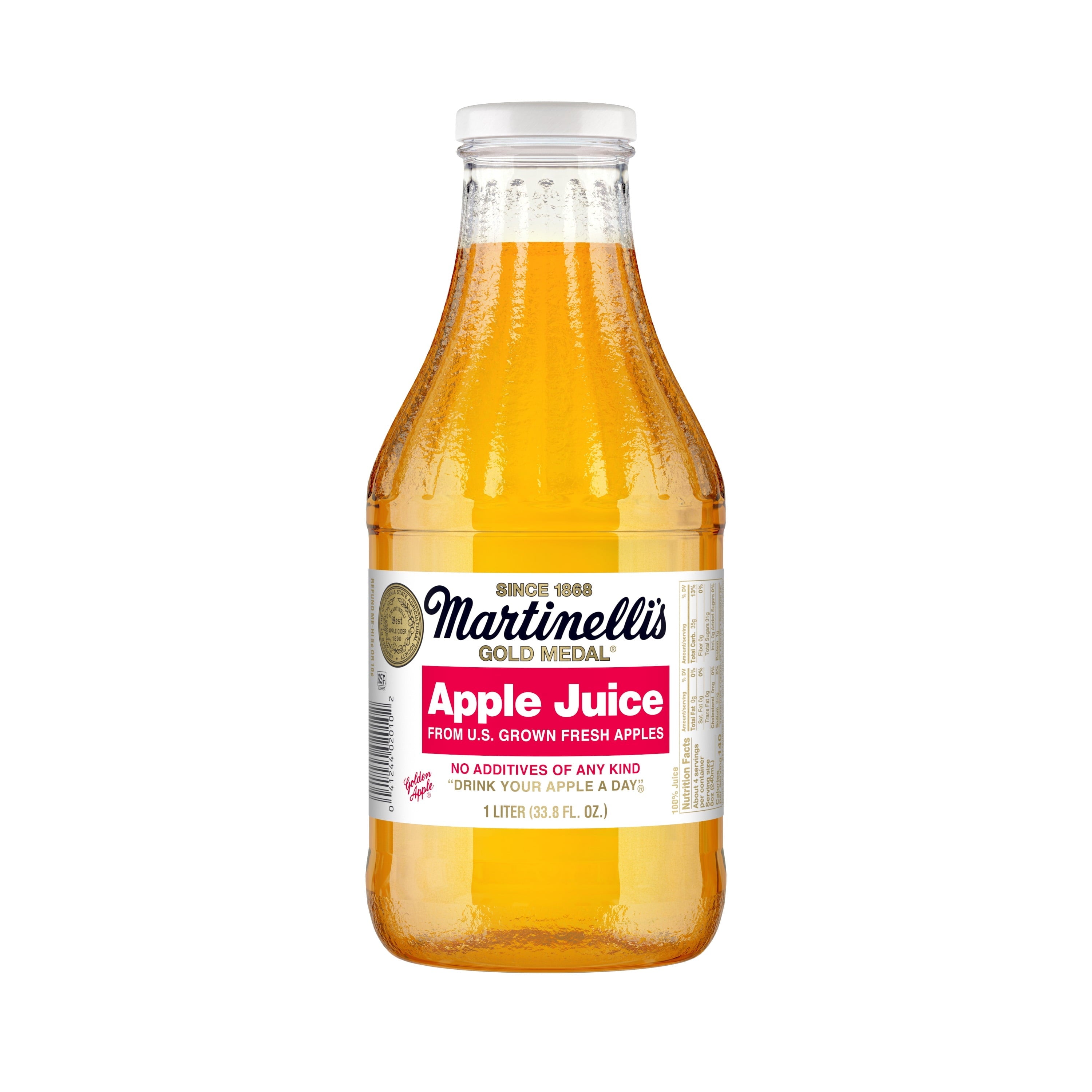 Martinelli's Apple Juice 33.8 Fl Oz Bottle