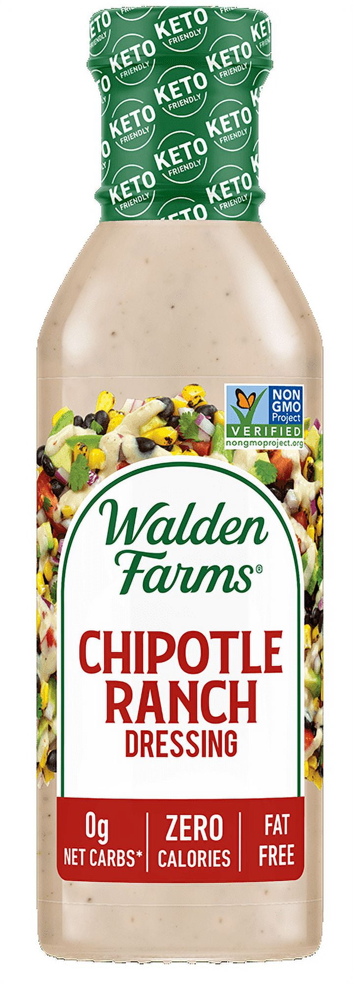 Walden Farms Chipotle Ranch Salad Dressing 12 Fl Oz