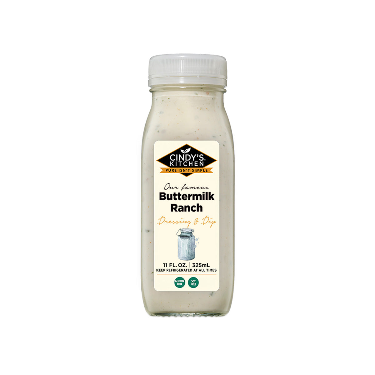 Wholesale Cindy'S Kitchen Buttermilk Ranch Dressing 11 OZ-6ct Case Bulk