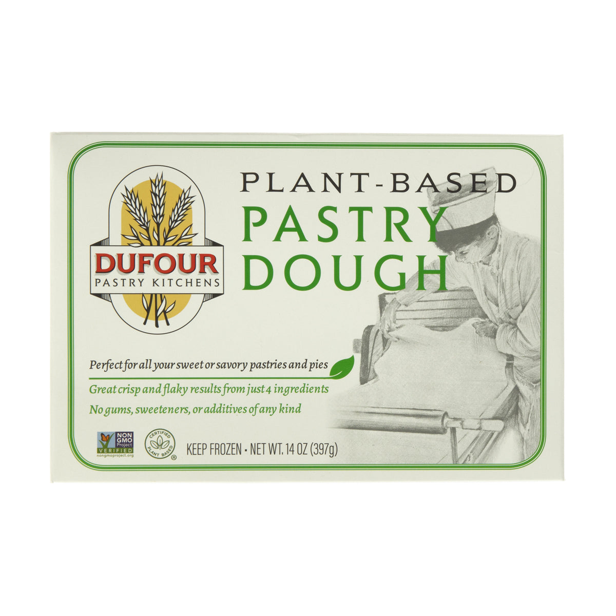Dufour Pastry Kitchens Plant Based Retail Pastry Dough 14 OZ