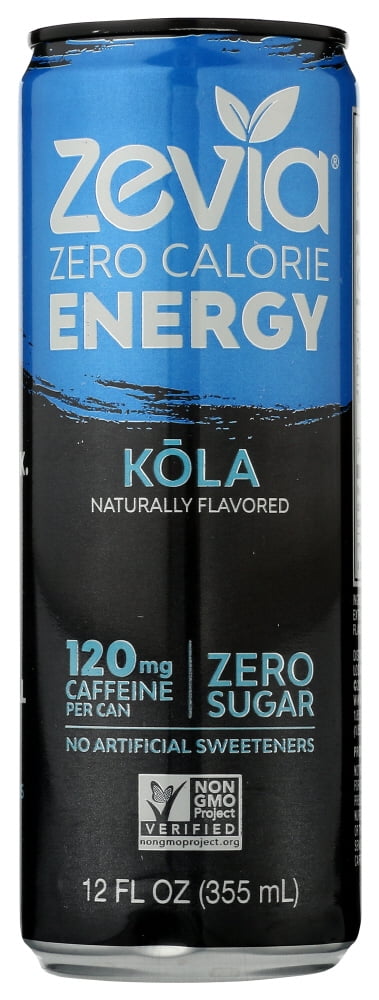 Zevia Zero Calorie Kola Energy Drink 12 Oz