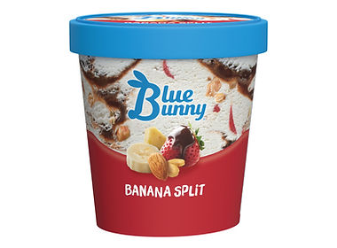 Blue Bunny Frozen Banana Split 14 fl oz