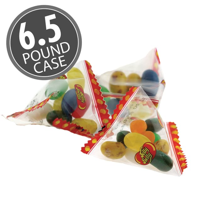 Jelly Belly 10 Assorted Jelly Bean Flavors - Pyramid Bags 6.5 lb bulk