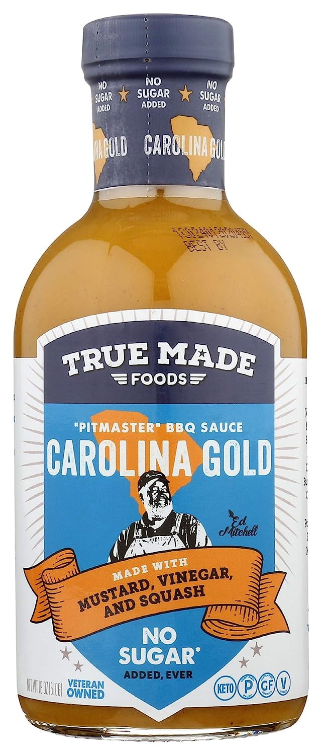True Made Carolina Gold BBQ Sauce 18 Oz