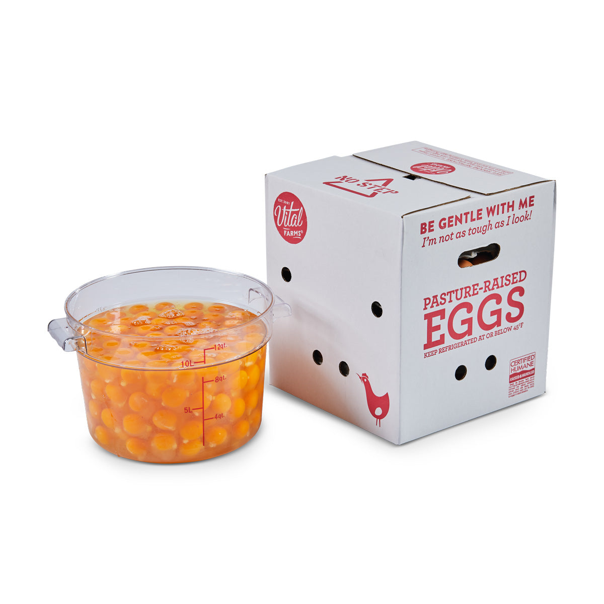 Wholesale Vital Farms Pasture-Raised Extra Large Shell Eggs Dozen Box- Bulk