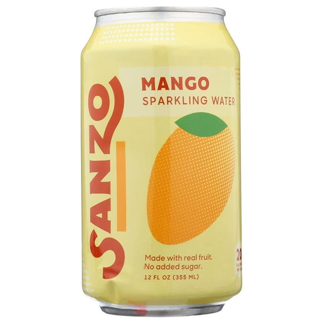 Sanzo Sparkling Water Alphonso Mango 12 Fl Oz