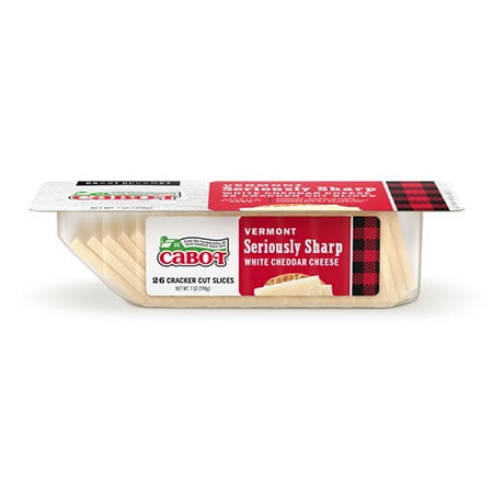 Cabot Creamery Seriously Sharp Cheddar Cheese Cracker Cuts 7 oz Bag