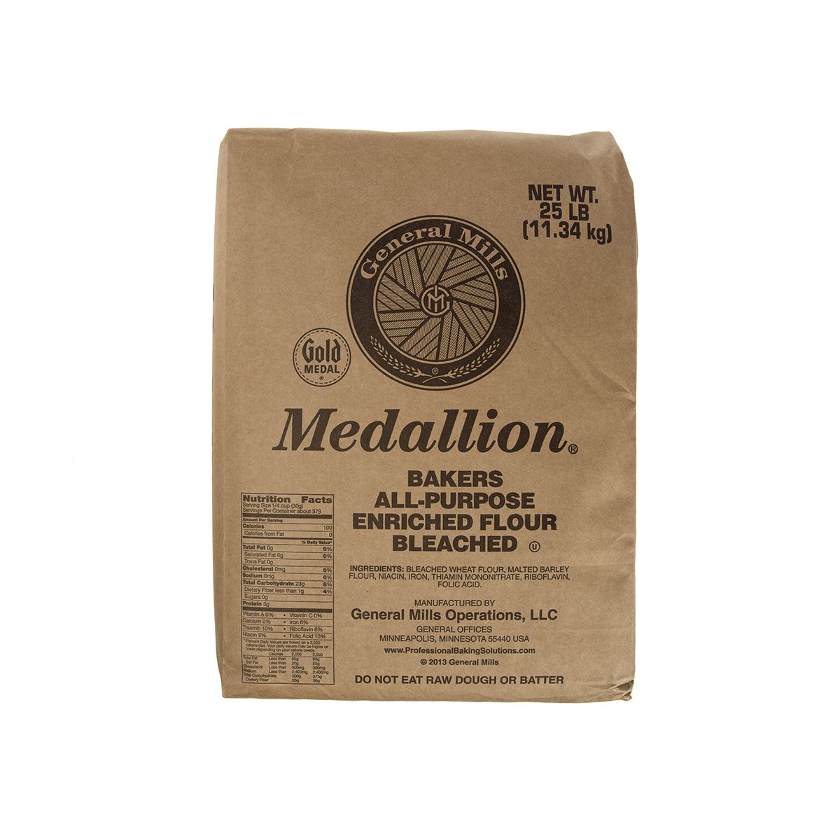 Wholesale General Mills Medallion All-Purpose Flour 25 LB- Bulk