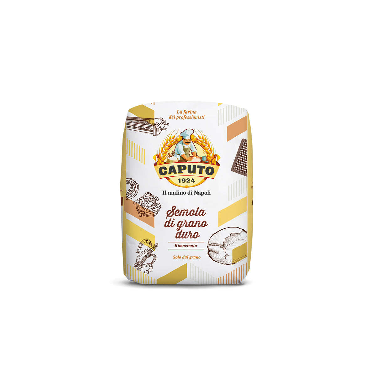 Wholesale Caputo Flour Semola Di Gran Duro Double Ground Semolina Flour 1 Kg Bag- Bulk