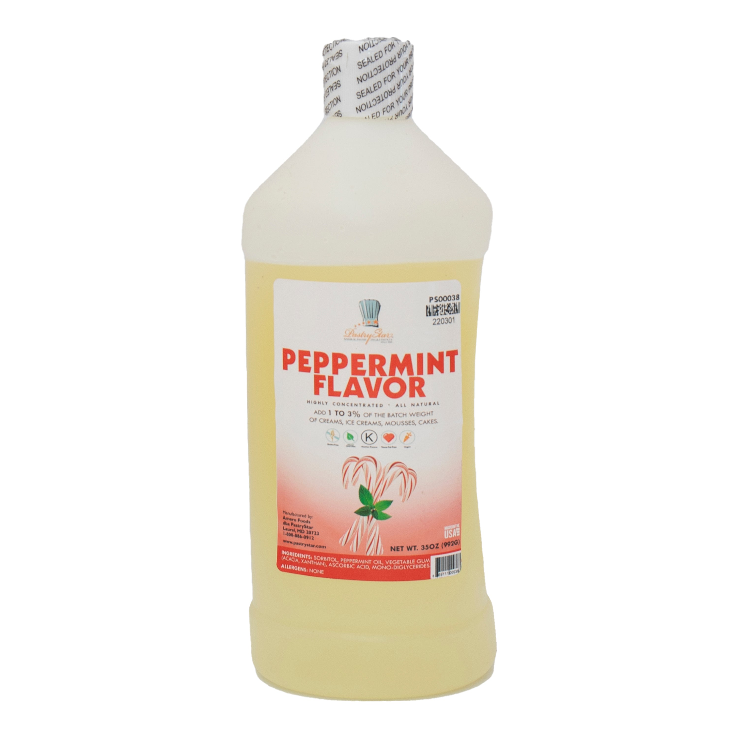 Pastry Star Peppermint Extract 35oz