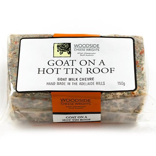 Wholesale Woodside Goat On A Hot Tin Roof Cheese 150G- Bulk
