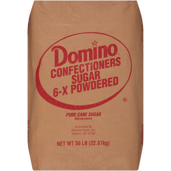 Domino 6X Confectioners Sugar 50lb