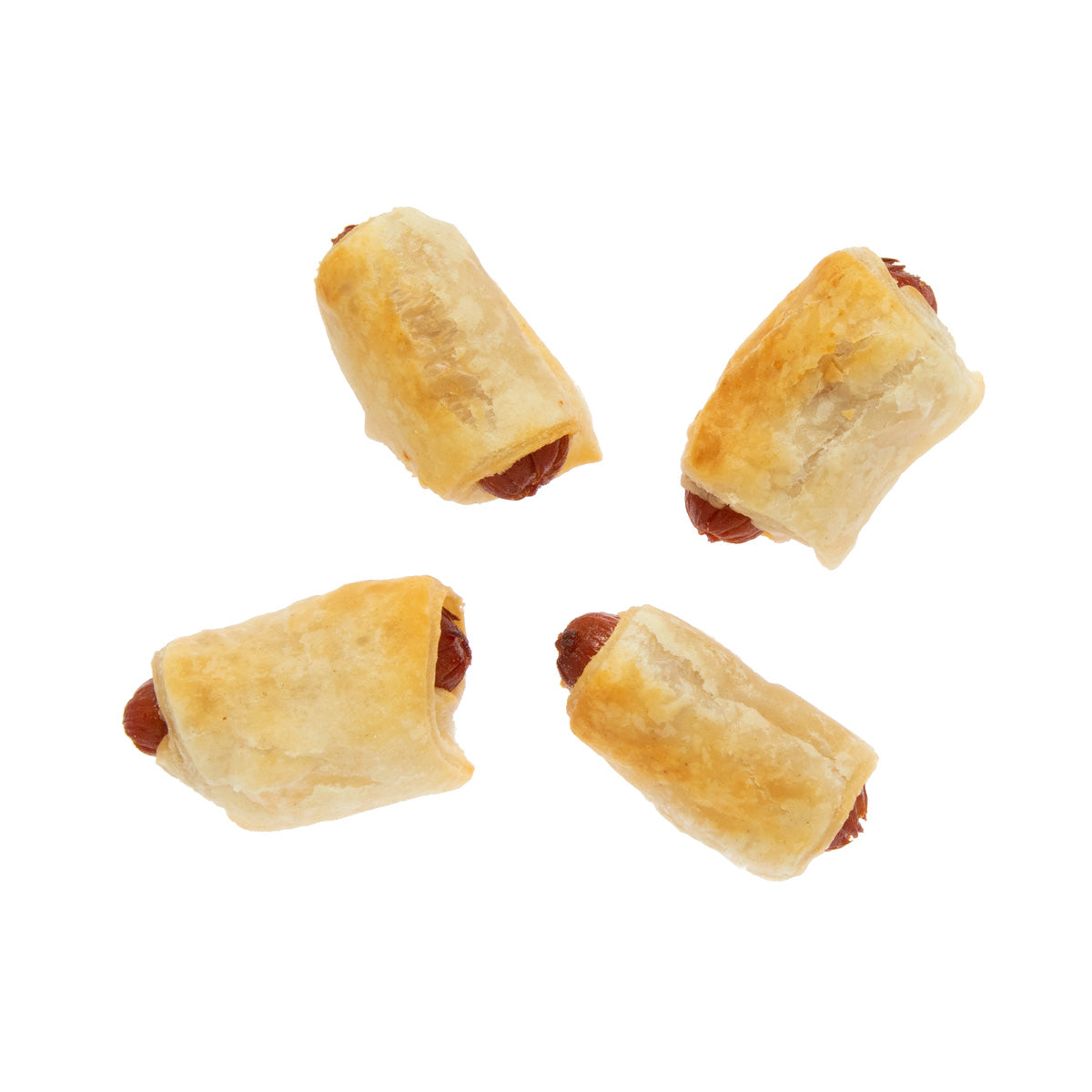 Wholesale Les Chateaux All Beef Franks in a Blanket- Bulk