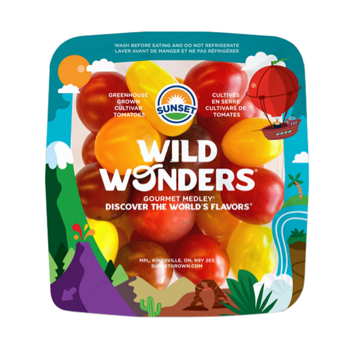 Wholesale Sunset Wild Wonders Tomatoes 1 PT- Bulk