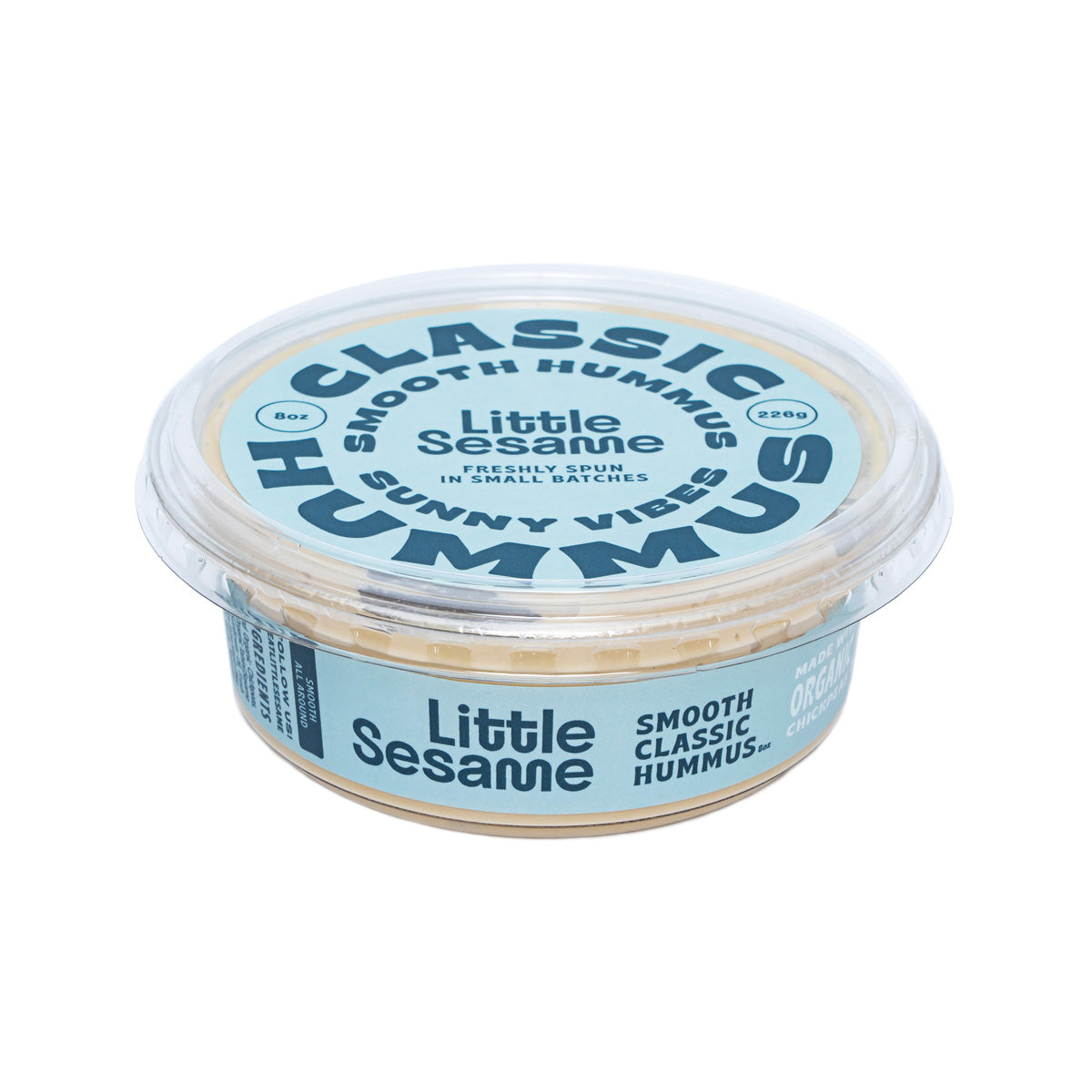 Wholesale Little Sesame Smooth Classic Hummus Retail 8 OZ-8ct Case Bulk