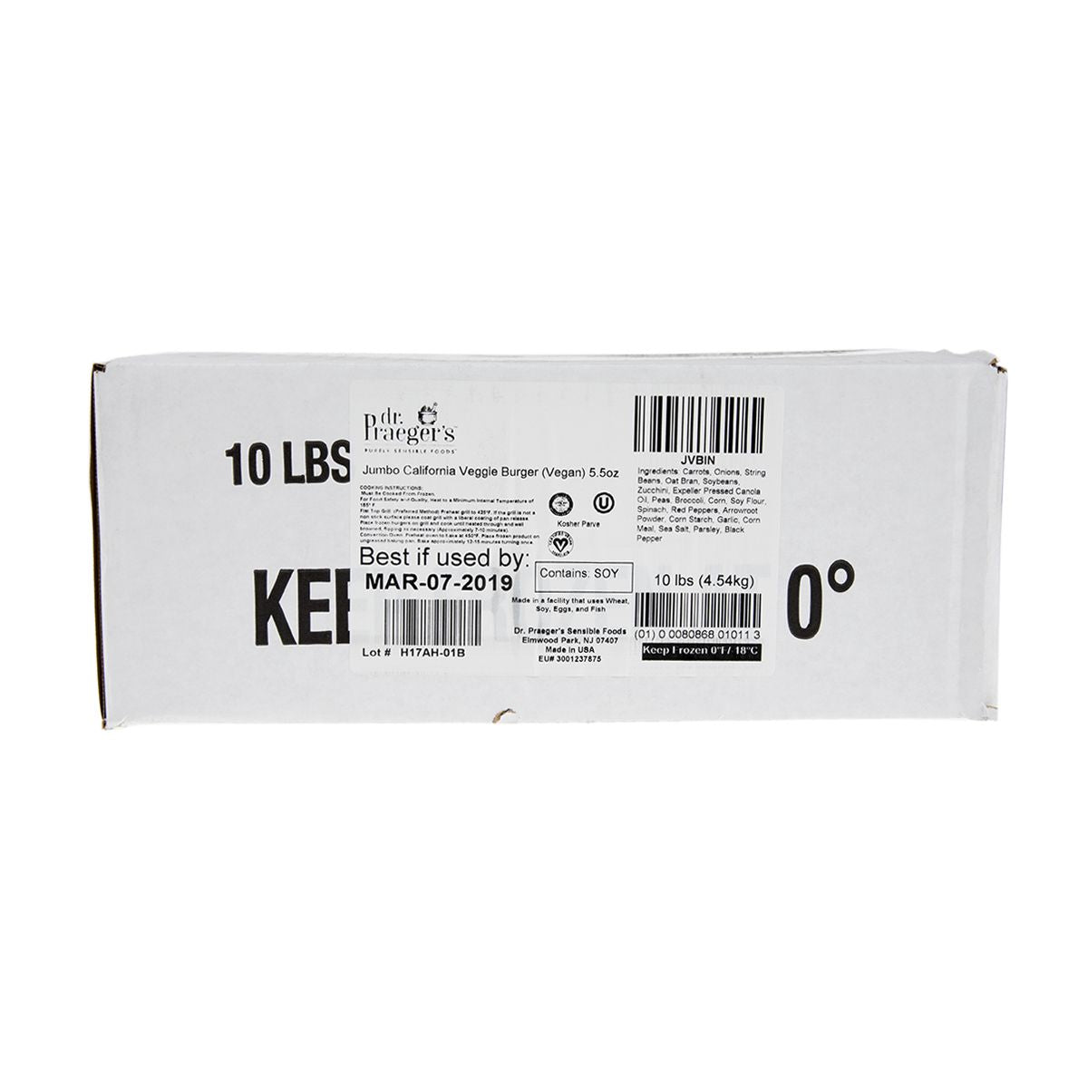 Wholesale Dr. Praeger'S Frozen Veggie Burger 5.5 OZ- Bulk