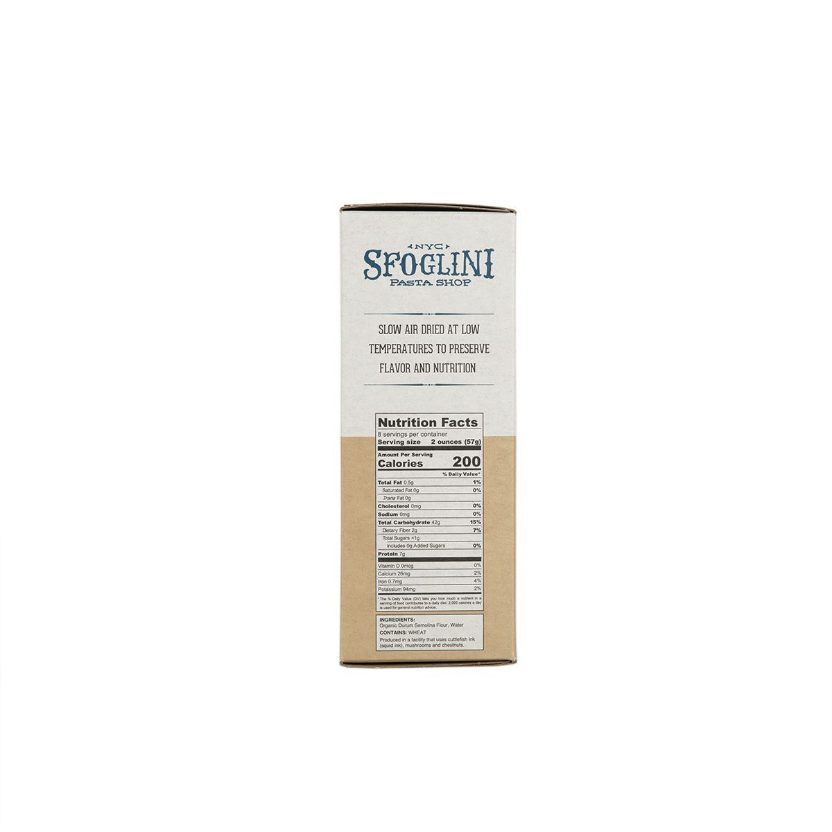 Wholesale Sfoglini Pasta Organic Semolina Radiator Pasta 1 LB- Bulk