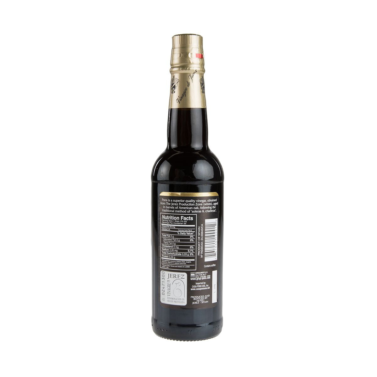 Wholesale Pons Aged Sherry Wine Vinegar- Bulk