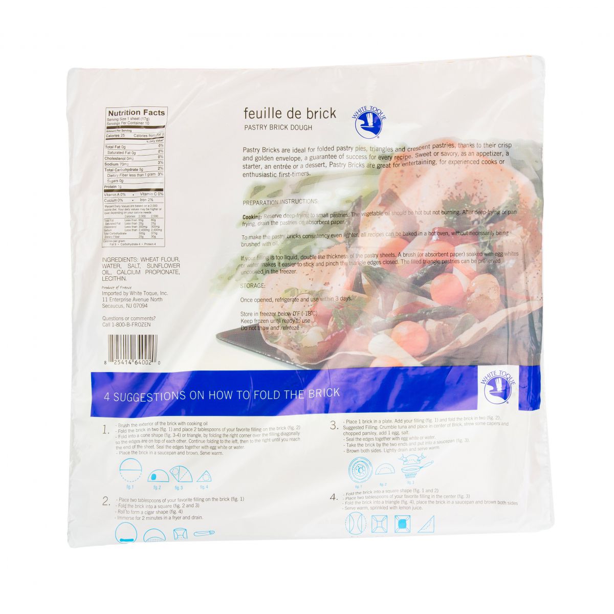 Wholesale White Toque Feuilles De Brick- Bulk