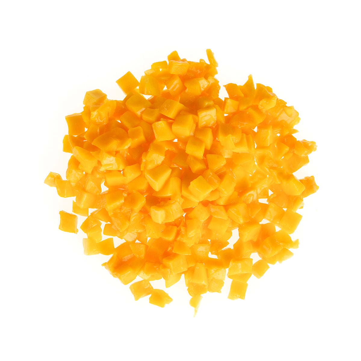 Wholesale BoxNCase 1/2 Peeled and Diced Mangoes- Bulk