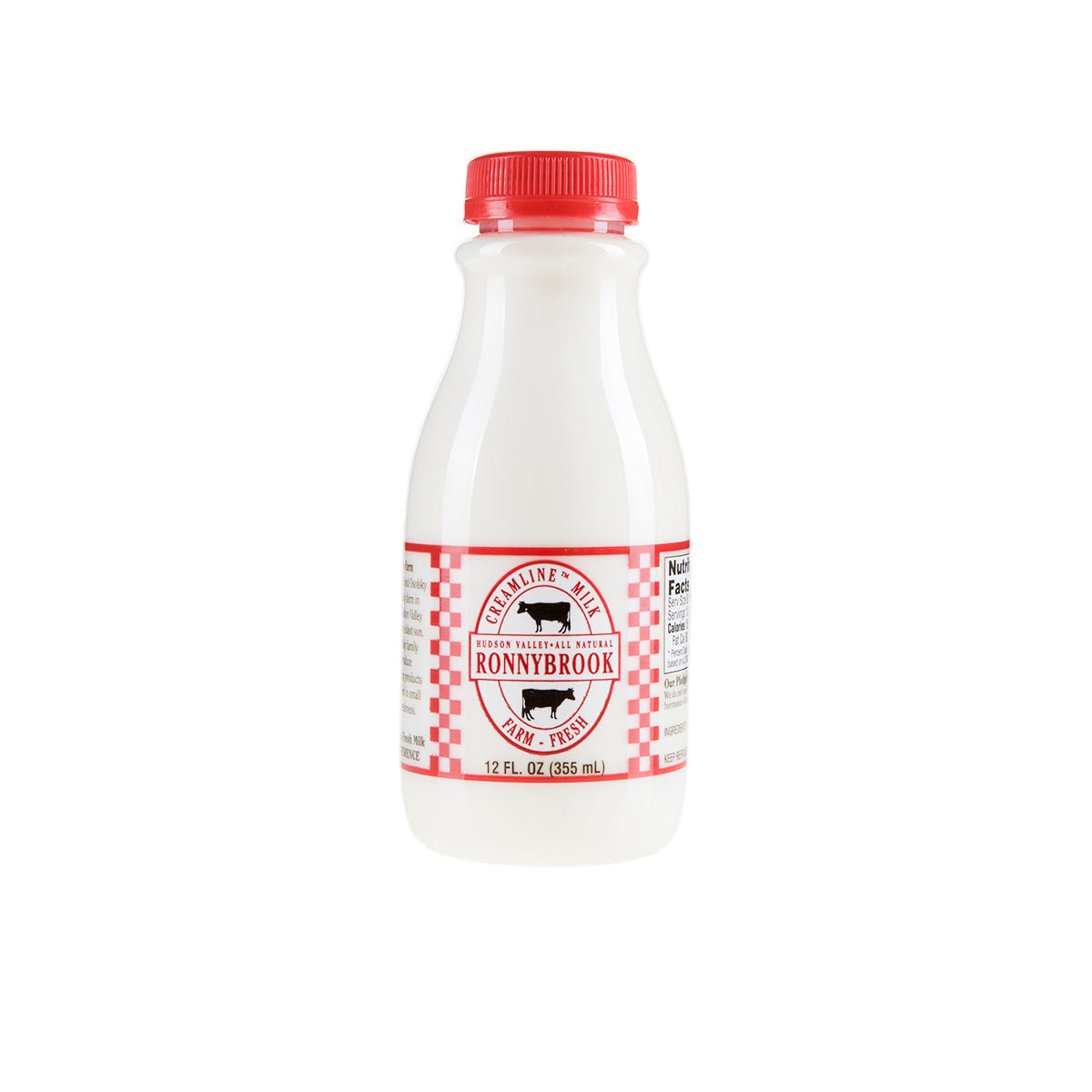 Ronnybrook Dairy Creamline Whole Milk 12 OZ